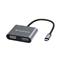 CONCEPTRONIC DONN16G notebook dokkoló (Bemenet: USB-C, Kimenet: HDMI+VGA+USB-A PD:100W, ezüst) DONN16G small
