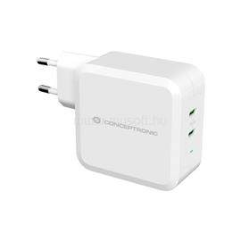 CONCEPTRONIC telefon töltő adapter - ALTHEA08W (2xUSB-C, 100W PD, fehér) ALTHEA08W small