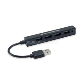CONCEPTRONIC USB Hub - HUBBIES05B (4 port, USB2.0, fekete) HUBBIES05B small