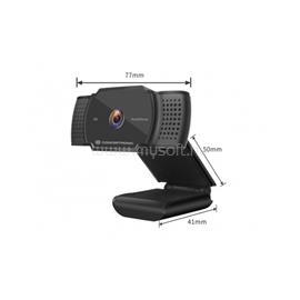 CONCEPTRONIC Webkamera - AMDIS02B (2592x1944 képpont, Auto-fókusz, 30 FPS, USB 2.0, univerzális csipesz, mikrofon) AMDIS02B small