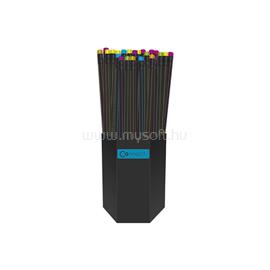 CONNECT Grafitceruza HB, fekete testű, színes radírral, 72 db/csomag, CONNECT_105879 small