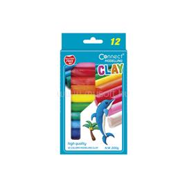 CONNECT Gyurma készlet, 200g. Connect, felakasztható karton dobozban, 12 klf. szín CONNECT_609948 small