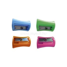 CONNECT Hegyező 1 lyukú műanyag különféle színek CONNECT_65126 small