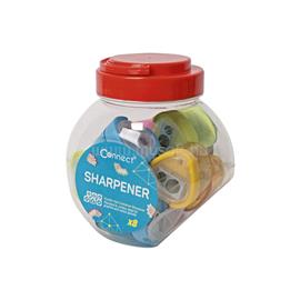 CONNECT Hegyező 2 lyukú műanyag, tartályos Connect CONNECT_105840 small