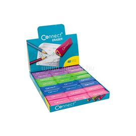 CONNECT Radír Connect háromszögletű hasáb színes 48 db/kínáló doboz (45x15x15mm,) CONNECT_107027 small