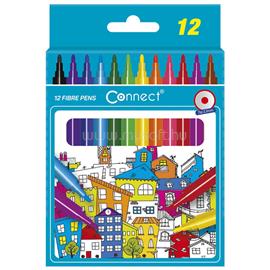 CONNECT Rostirón, filctoll készlet, Connect kerek test, 12 klf. szín CONNECT_305596 small