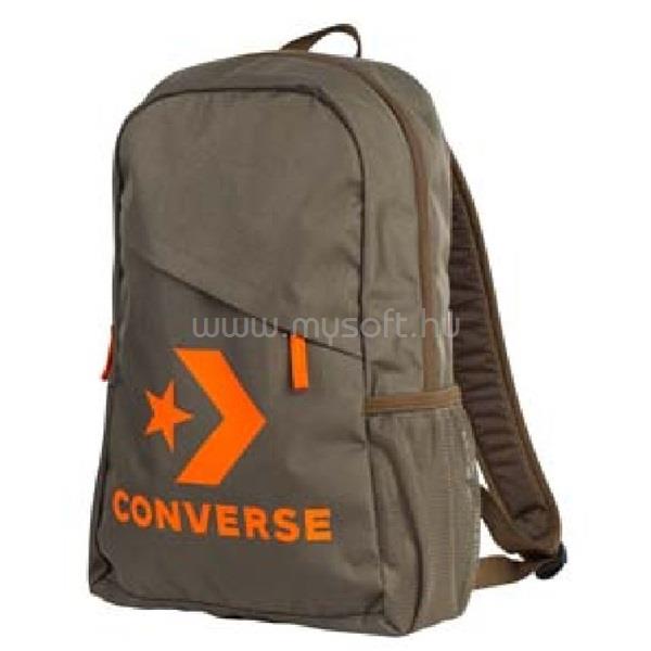 CONVERSE 18 10008091-A04-322 oliva-narancs hátizsák