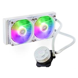 COOLER MASTER MASTERLIQUID 240L CORE ARGB CPU vízhűtő 2 ventilátoros, LGA1700 támogatással (fehér) MLW-D24M-A18PZ-RW small