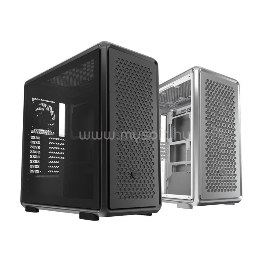 COOLER MASTER MasterFrame 600 szürke (táp nélküli) ablakos E-ATX ház