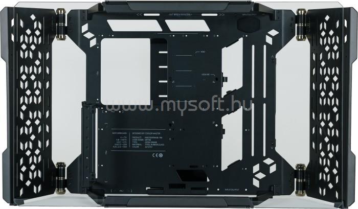 COOLER MASTER MasterFrame 700 MCF-MF700-KGNN-S00 Fekete (Táp nélküli) ablakos E-ATX ház