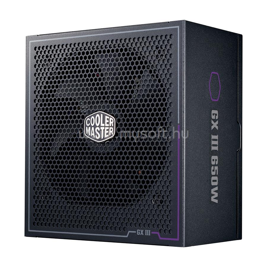 COOLER MASTER tápegység GX III GOLD 650 650W moduláris 80+ Gold