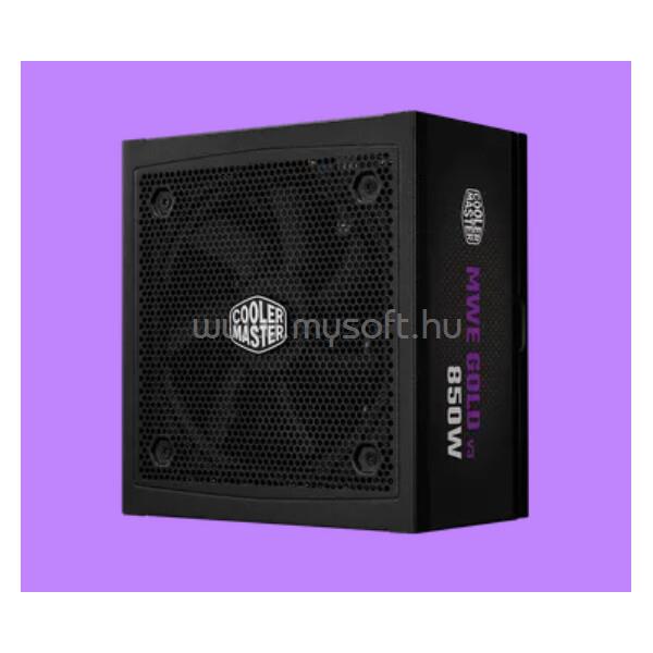 COOLER MASTER Tápegység Moduláris, MWE GOLD 850 V3, 850W, 13,5cm, ATX 3.1, 80+ Gold