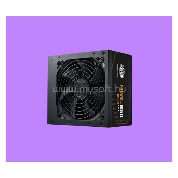 COOLER MASTER Tápegység MWE 650W, 12cm, 80+ bronze