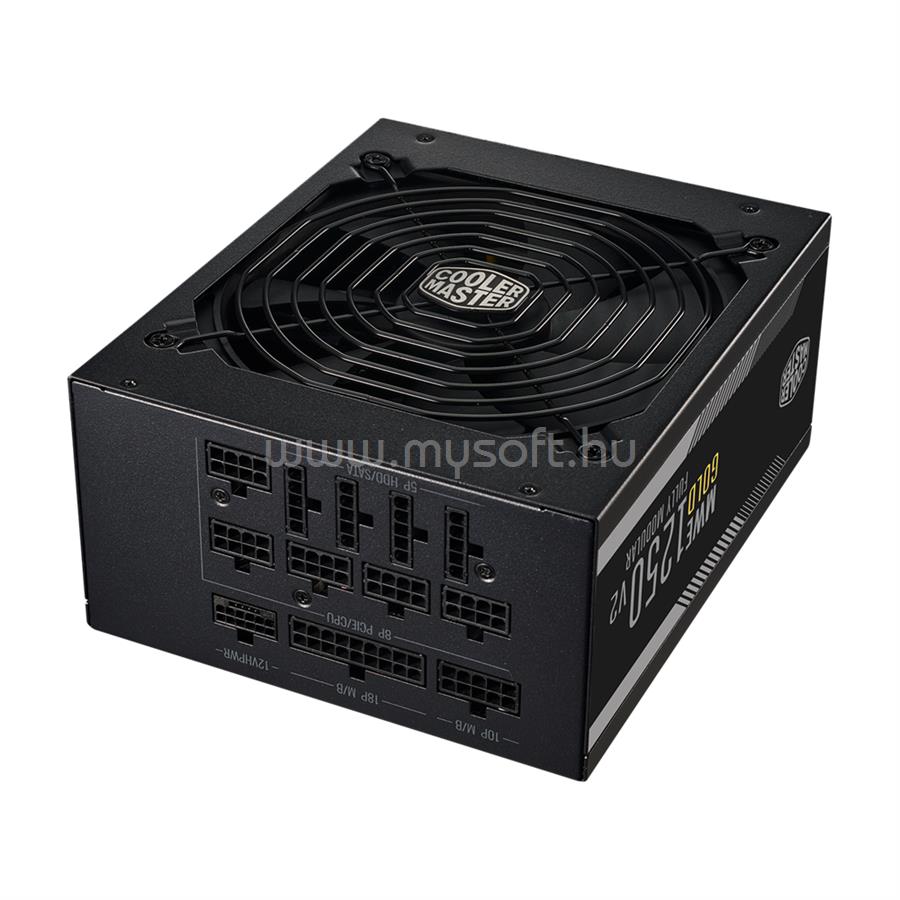 COOLER MASTER tápegység MWE GOLD 1250 V2 1250W moduláris 80+ Gold