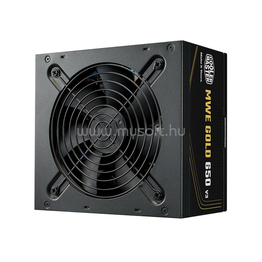 COOLER MASTER tápegység MWE Gold 650 V3 NM V2.41 650W 80+ Gold
