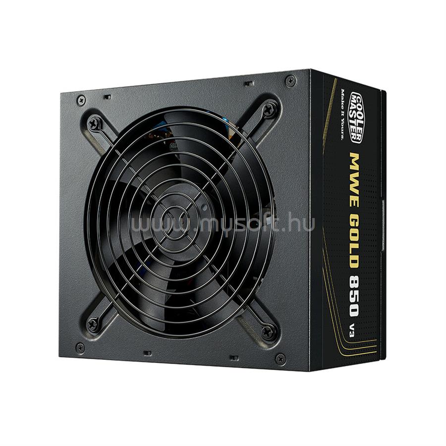 COOLER MASTER Tápegység MWE Gold V3 850W 80+ Gold ATX 3.1 EU