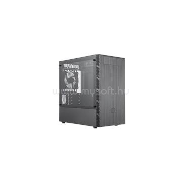 COOLER MASTER Midi MasterBox MB400 MCB-B400L-KG5N-S00 Fekete (Táp nélküli) ablakos mATX ház