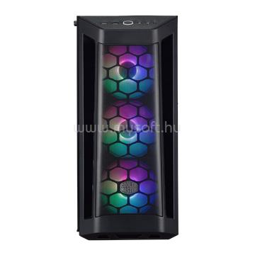 COOLER MASTER MasterBox MB511 ARGB MCB-B511D-KGNN-RGA Fekete (Táp nélküli) ablakos E-ATX ház