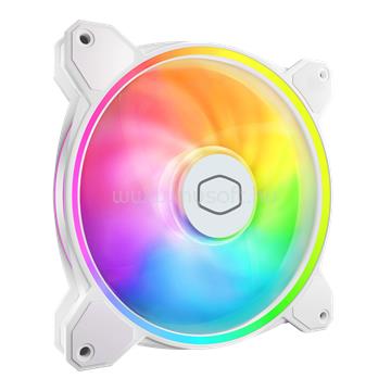 COOLER MASTER MasterFan MF140 Halo2 14cm ház hűtő ventilátor (fehér)