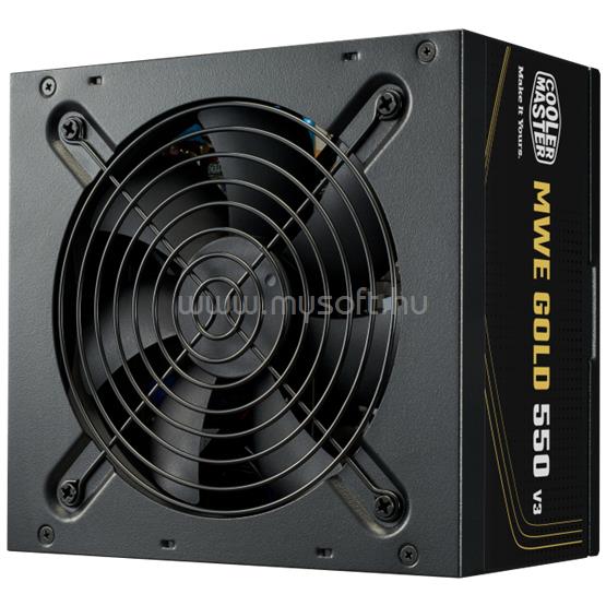 COOLER MASTER tápegység MWE Gold 550 V3 ATX 3.1 550W 80+ Gold