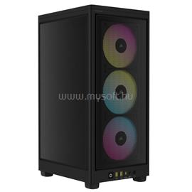 CORSAIR 2000D RGB AIRFLOW Fekete (Táp nélküli) ablakos mini-ITX ház CC-9011246-WW small