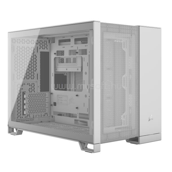 CORSAIR 2500D Airflow fehér (táp nélküli) ablakos ATX ház