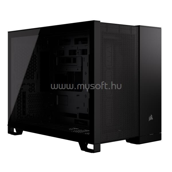 CORSAIR 2500D Airflow fekete (táp nélküli) ablakos mATX ház