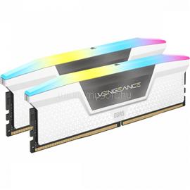 CORSAIR 32GB DDR5 6000MHz Kit(2x16GB) Vengeance RGB White CMH32GX5M2D6000Z38W small
