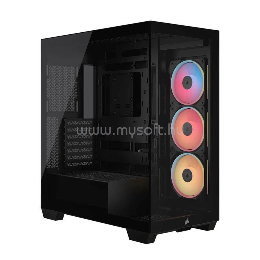 CORSAIR 3500X LXR LINK Tempered Glass Mid-Tower, Black
