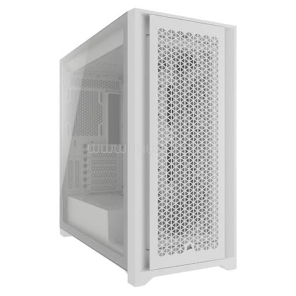 CORSAIR 5000D AIRFLOW CORE fehér (táp nélküli) ablakos ATX ház