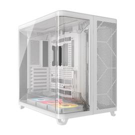 CORSAIR Air 5400 RS-R számítógépház - E-ATX, edzett üveg, 3db RS120-R ARGB ventilátor, 3 kamrás, fehér CC-9011319-WW small
