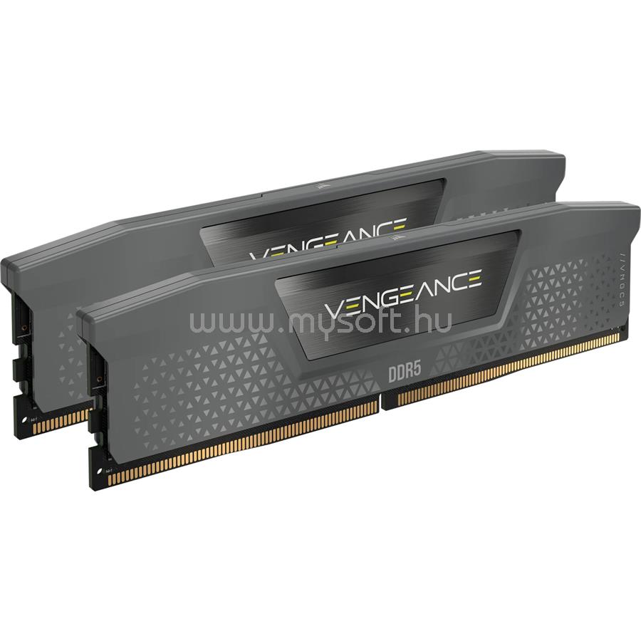 CORSAIR DDR5 6000MHz 32GB (2x16GB) XMP VENGEANCE RAM, szürke