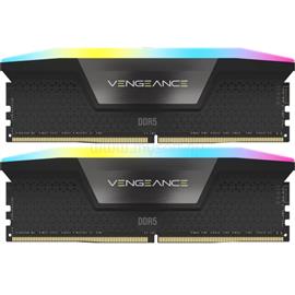CORSAIR DIMM memória 2X16GB  DDR5 6000MHz AMD EXPO VENGEANCE RGB CMH32GX5M2D6000Z36K small