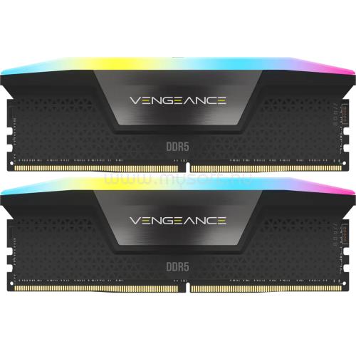 CORSAIR DIMM memória 2X16GB  DDR5 6000MHz AMD EXPO VENGEANCE RGB