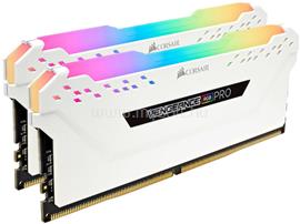CORSAIR DIMM memória 2X16GB DDR4 3200MHz CL16 Vengeance Pro RGB (fehér) CMW32GX4M2E3200C16W small