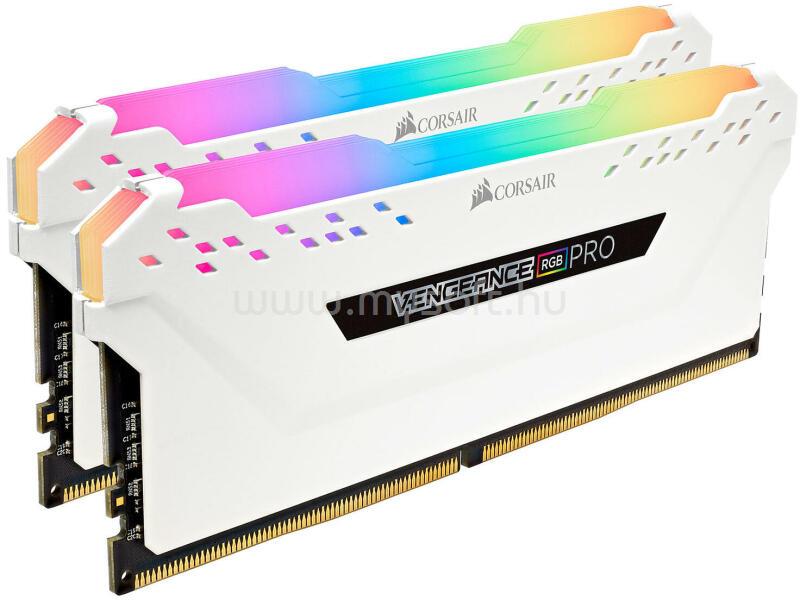 CORSAIR DIMM memória 2X16GB DDR4 3200MHz CL16 Vengeance Pro RGB (fehér)