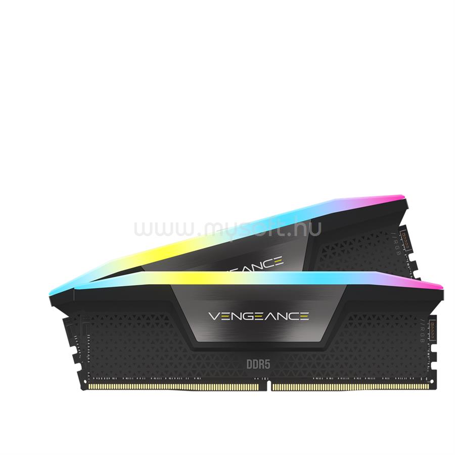 CORSAIR DIMM memória 2X32GB DDR5 5600MHz CL40 XMP VENGEANCE RGB