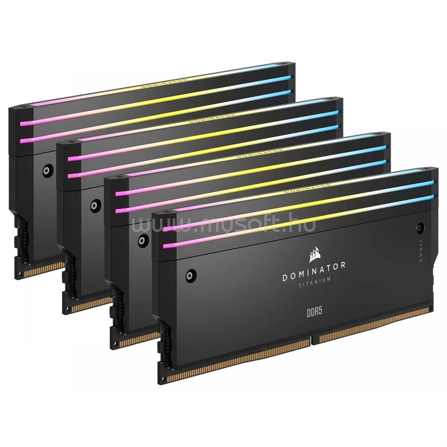 CORSAIR DIMM memória 4X16GB DDR5 4800MHz CL36 DOMINATOR TITANIUM RGB