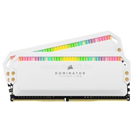 CORSAIR DIMM memória 2X16GB DDR5 5600MHz CL36 DOMINATOR PLATINUM RGB Fehér CMT32GX5M2B5600C36W small