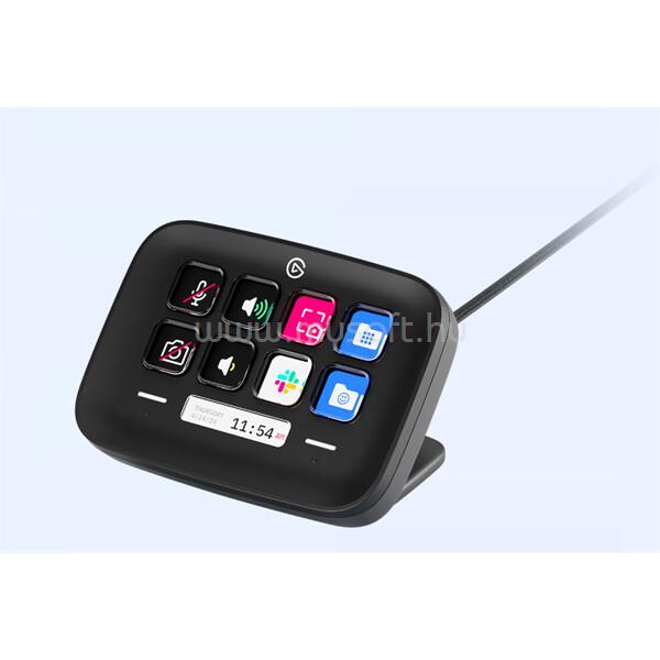 ELGATO STREAM DECK NEO, 8 testreszabható LCD billentyű, testreszabható Infobar, LCD érintőpanel (fekete)