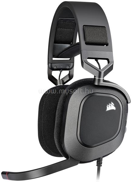 CORSAIR HS80 RGB USB 7.1 gamer headset (fekete)