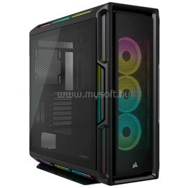 CORSAIR iCUE 5000T RGB Mid-Tower Fekete (Táp nélküli) ablakos ATX ház CC-9011230-WW small