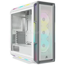 CORSAIR iCUE 5000T RGB Tempered Glass Mid-Tower Smart Case, White CC-9011231-WW small