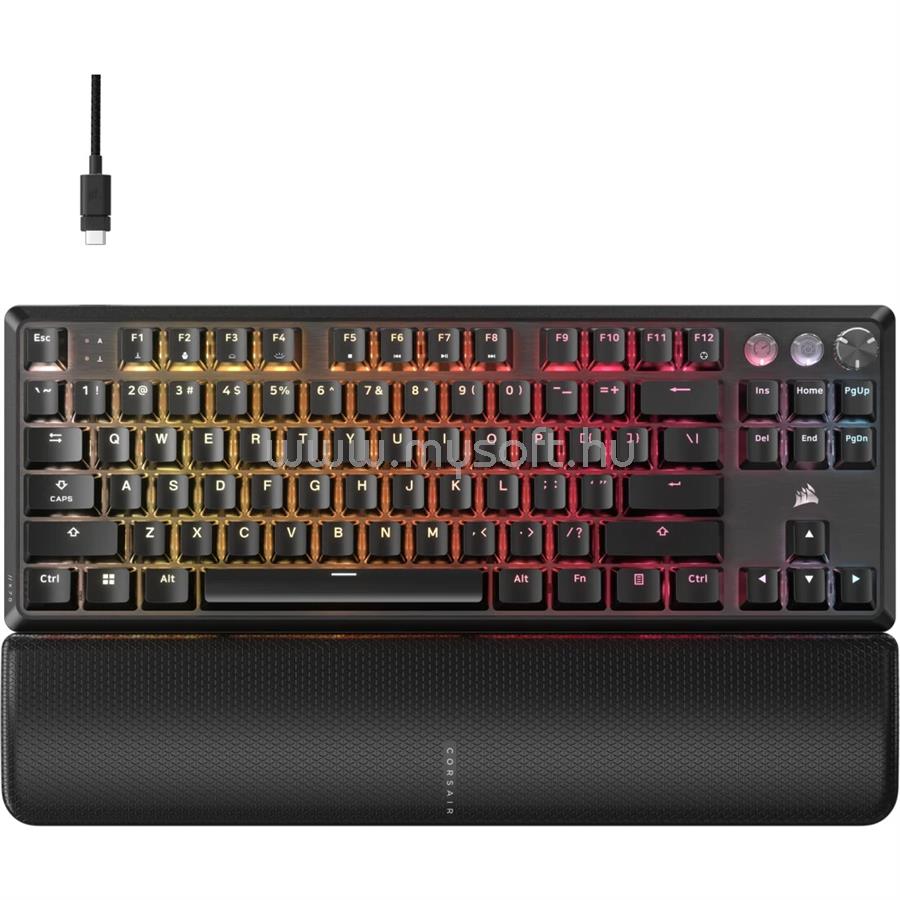 CORSAIR K70 PRO TKL Tenkeyless Magnetic-Mechanical Gaming Keyboard, Backlit RGB