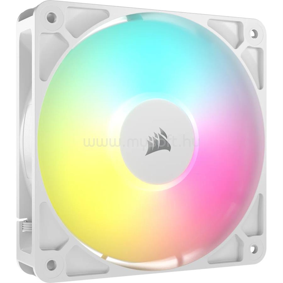 CORSAIR RS120 ARGB White, 120mm ARGB Fan, Single Pack