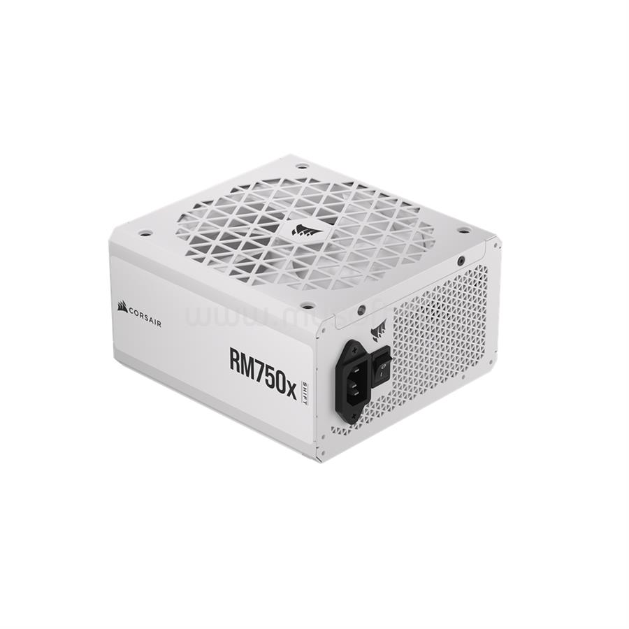 CORSAIR tápegység RM750x Shift White 750W moduláris 80+ Gold