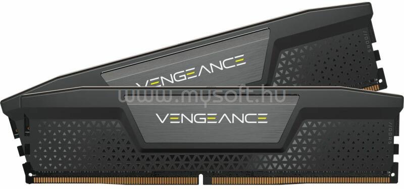 CORSAIR DIMM memória 2X16GB DDR5 5200MHz CL40 Vengeance Fekete