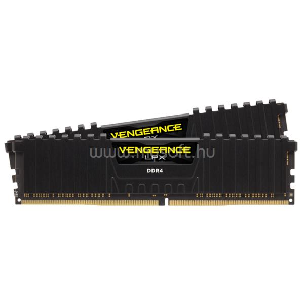 CORSAIR DIMM memróia 2X16GB DDR4 3600MHz CL18 Vengeance LPX Fekete