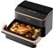COSORI Dual Blaze TwinFry Smart 10L forrólevegős sütő moduláris kosár + fogó (fekete) CAF-TF101S-AEUR small