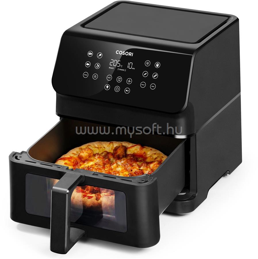COSORI Premium II Plus 6,2 L Chef Edition forrólevegős sütő (fekete)